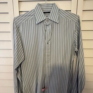Gucci Light Blue Striped Dress Shirt